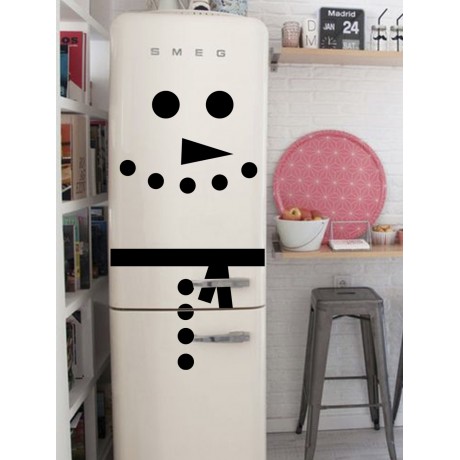 Sticker om de zapada pentru frigider sau ușa