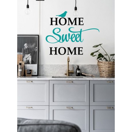 Sticker Citat ''Home sweet Home''